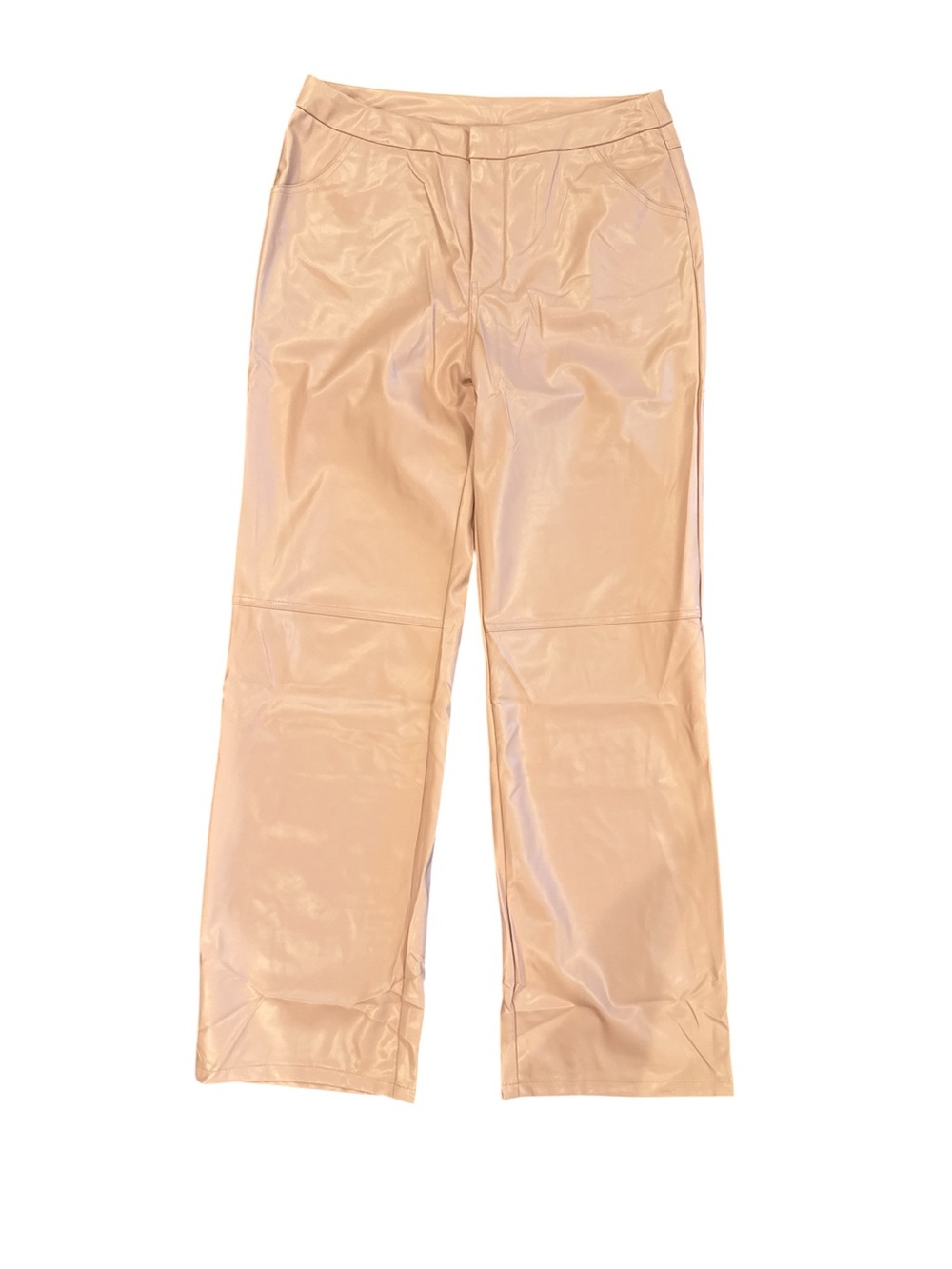 Style Rack Pale Pink Faux Leather Pants NWT Size L